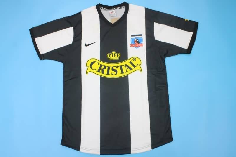 Thailand Quality(AAA) 2001 Colo Colo Retro Home Soccer Jersey