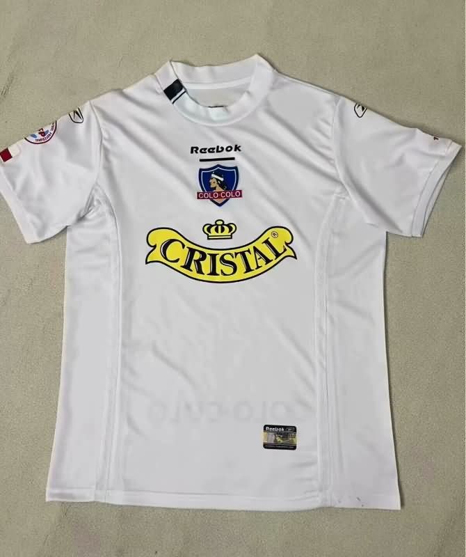 Thailand Quality(AAA) 2004 Colo Colo Home Retro Soccer Jersey
