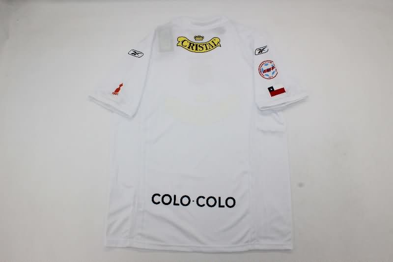 Thailand Quality(AAA) 2004 Colo Colo Home Retro Soccer Jersey