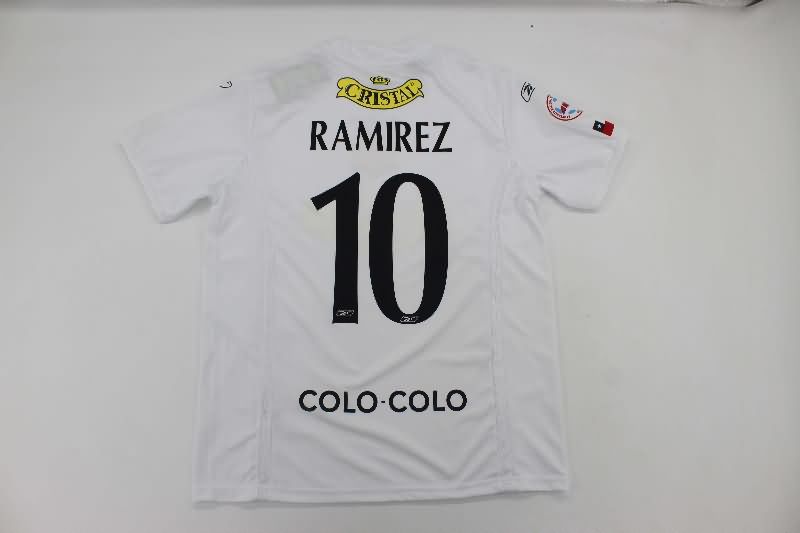 Thailand Quality(AAA) 2004 Colo Colo Home Retro Soccer Jersey
