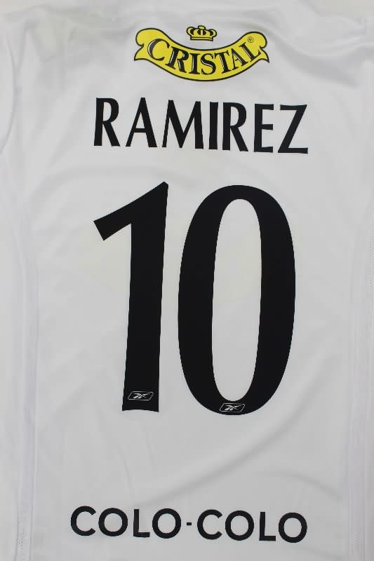 Thailand Quality(AAA) 2004 Colo Colo Home Retro Soccer Jersey