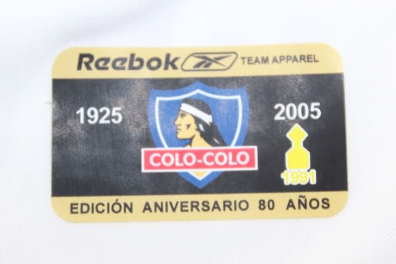 Thailand Quality(AAA) 2005 Colo Colo Home Retro Soccer Jersey