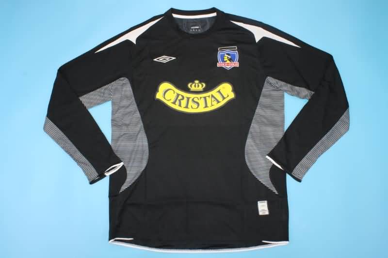 Thailand Quality(AAA) 2006 Colo Colo Away Long Sleeve Retro Soccer Jersey