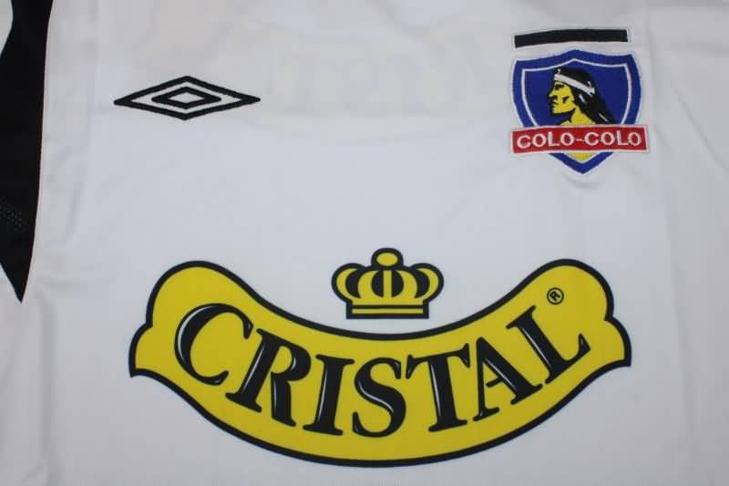 Thailand Quality(AAA) 2006 Colo Colo Home Long Sleeve Retro Soccer Jersey