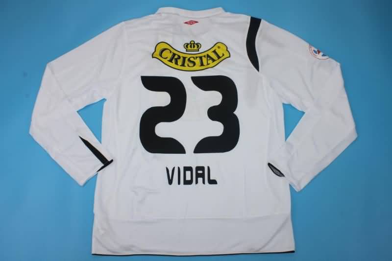 Thailand Quality(AAA) 2006 Colo Colo Home Long Sleeve Retro Soccer Jersey