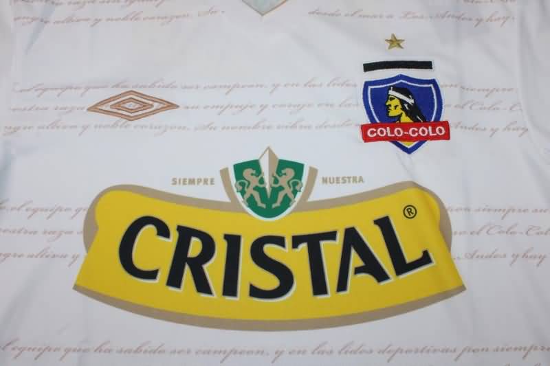 Thailand Quality(AAA) 2011 Colo Colo Retro Home Soccer Jersey