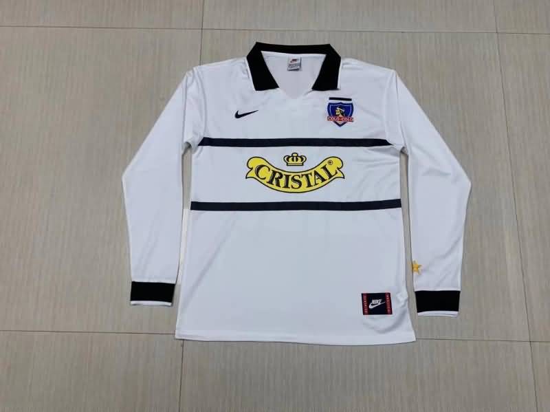 Thailand Quality(AAA) 1996/97 Colo Colo Home Retro Long Sleeve Soccer Jersey