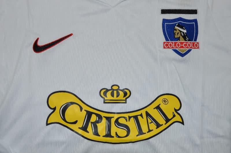 Thailand Quality(AAA) 1997/98 Colo Colo Home Retro Long Sleeve Soccer Jersey