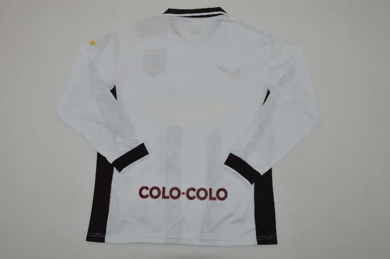 Thailand Quality(AAA) 1997/98 Colo Colo Home Retro Long Sleeve Soccer Jersey