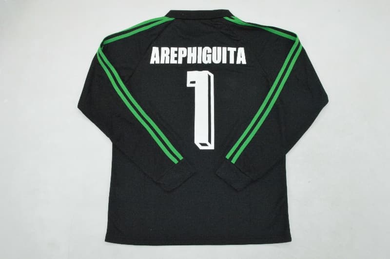Thailand Quality(AAA) 1990 Colombia Goalkeeper Retro Long Sleeve Soccer Jersey