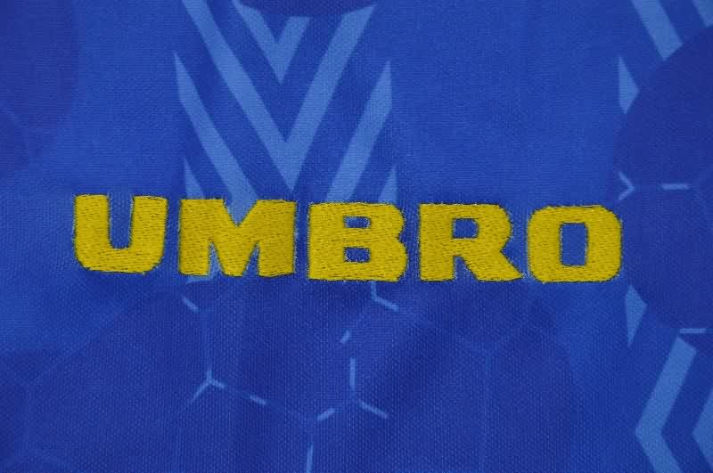 Thailand Quality(AAA) 1994 Colombia Away Long Sleeve Retro Soccer Jersey