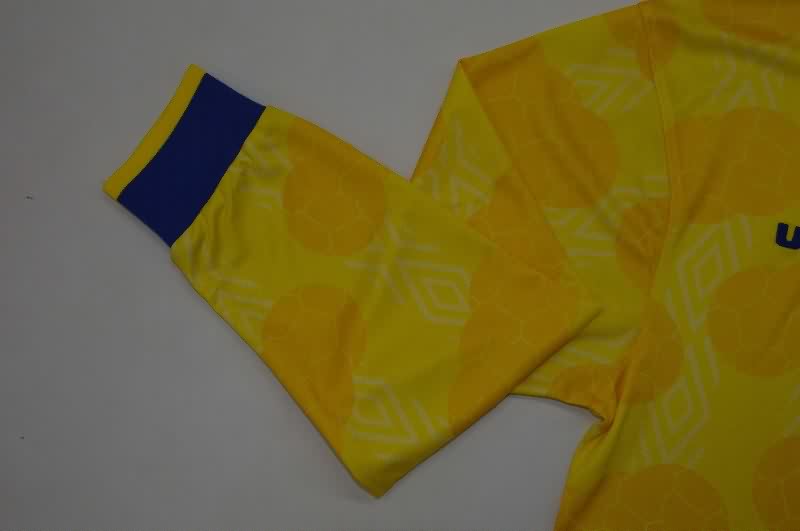 Thailand Quality(AAA) 1994 Colombia Home Long Sleeve Retro Soccer Jersey