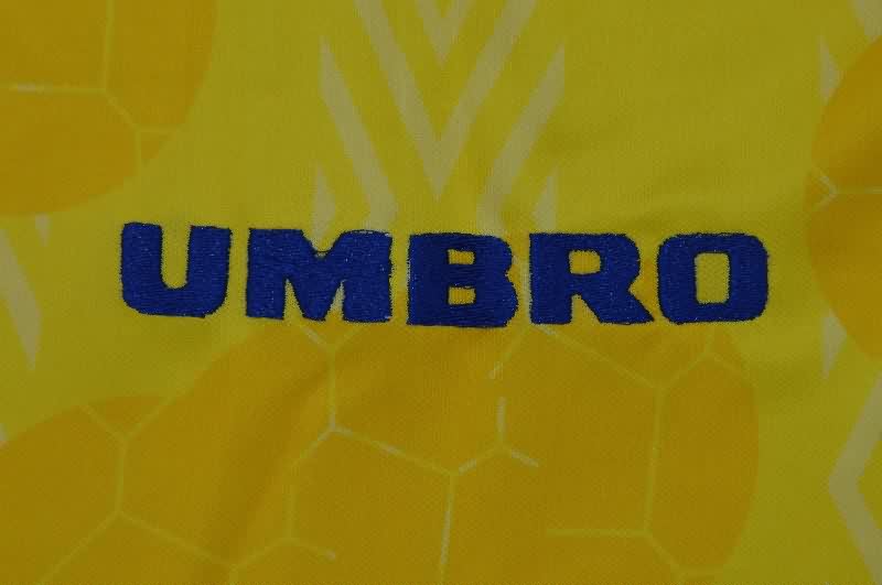 Thailand Quality(AAA) 1994 Colombia Home Long Sleeve Retro Soccer Jersey