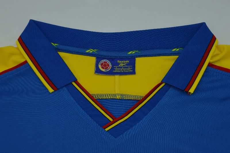 Thailand Quality(AAA) 1998 Colombia Away Retro Soccer Jersey