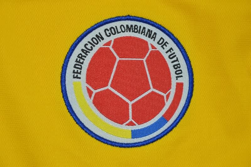 Thailand Quality(AAA) 1998 Colombia Home Retro Soccer Jersey