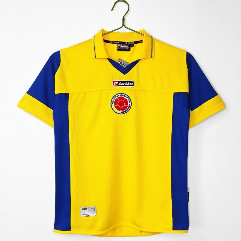 Thailand Quality(AAA) 2003 Colombia Home Retro Soccer Jersey