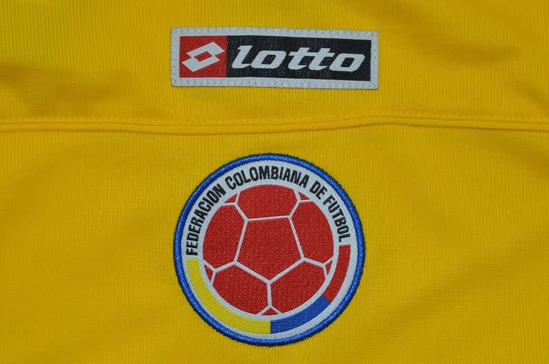 Thailand Quality(AAA) 2003 Colombia Home Retro Soccer Jersey