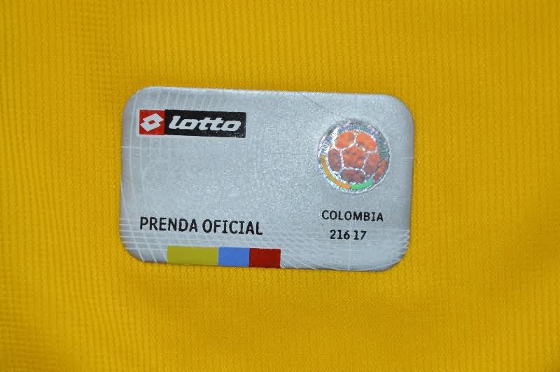 Thailand Quality(AAA) 2003 Colombia Home Retro Soccer Jersey