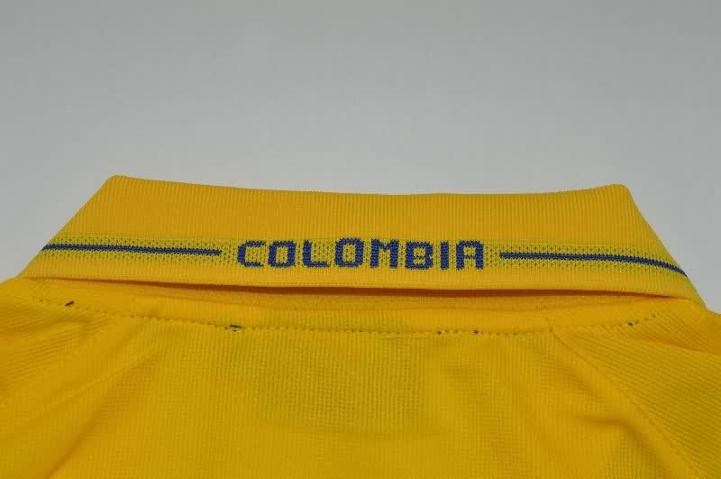 Thailand Quality(AAA) 2003 Colombia Home Retro Soccer Jersey