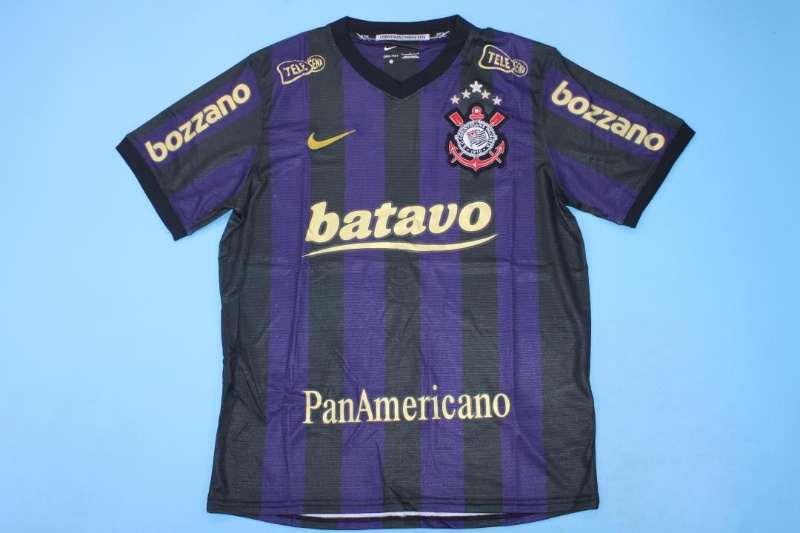 Thailand Quality(AAA) 2009/10 Corinthians Away Retro Soccer Jersey