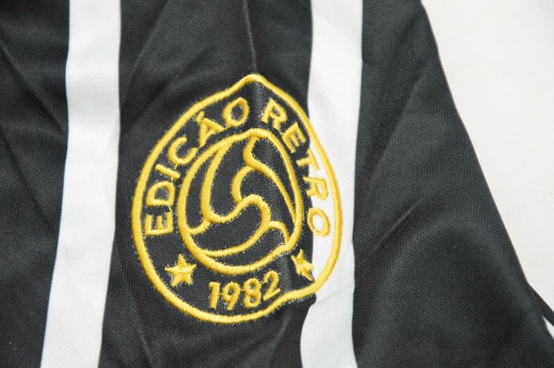 Thailand Quality(AAA) 1982 Corinthians Away Retro Soccer Jersey