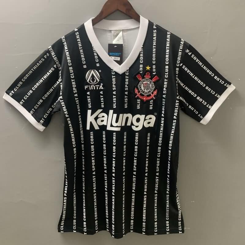 Thailand Quality(AAA) 1994 Corinthians Away Retro Soccer Jersey