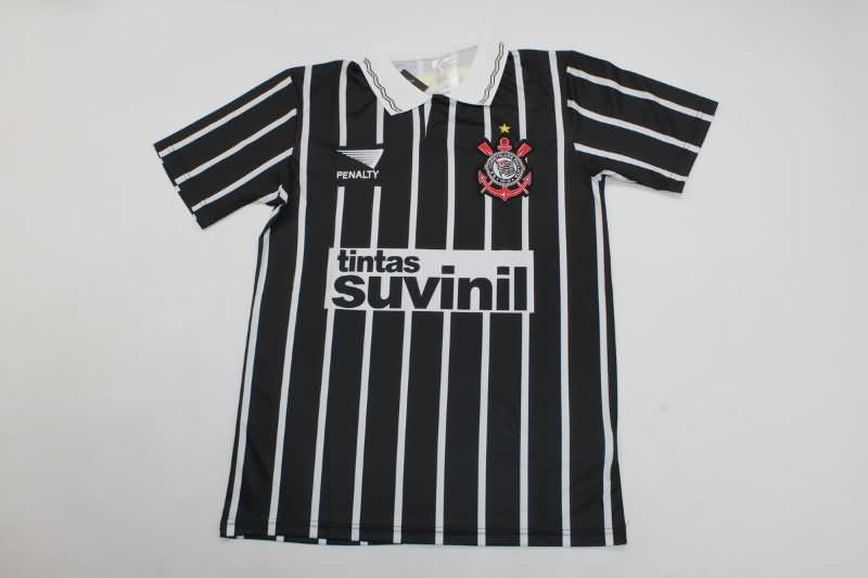 Thailand Quality(AAA) 1996 Corinthians Away Retro Soccer Jersey
