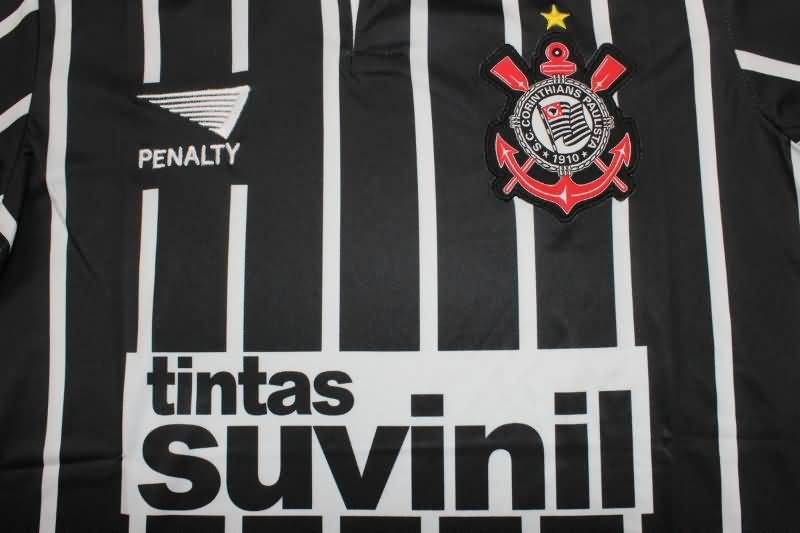 Thailand Quality(AAA) 1996 Corinthians Away Retro Soccer Jersey