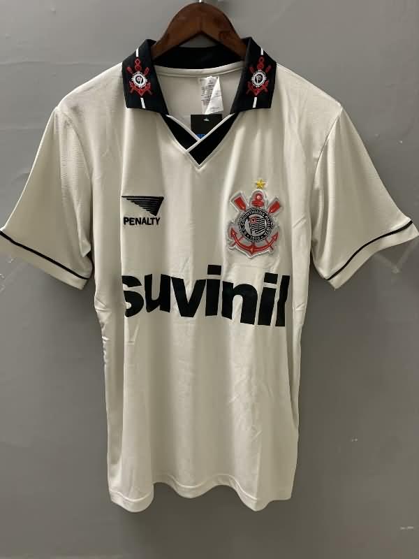 Thailand Quality(AAA) 1996 Corinthians Home Retro Soccer Jersey