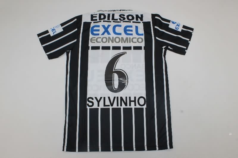Thailand Quality(AAA) 1998 Corinthians Away Retro Soccer Jersey