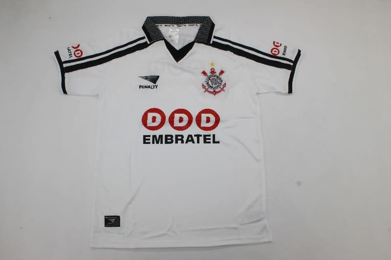 Thailand Quality(AAA) 1998 Corinthians Home Retro Soccer Jersey 02