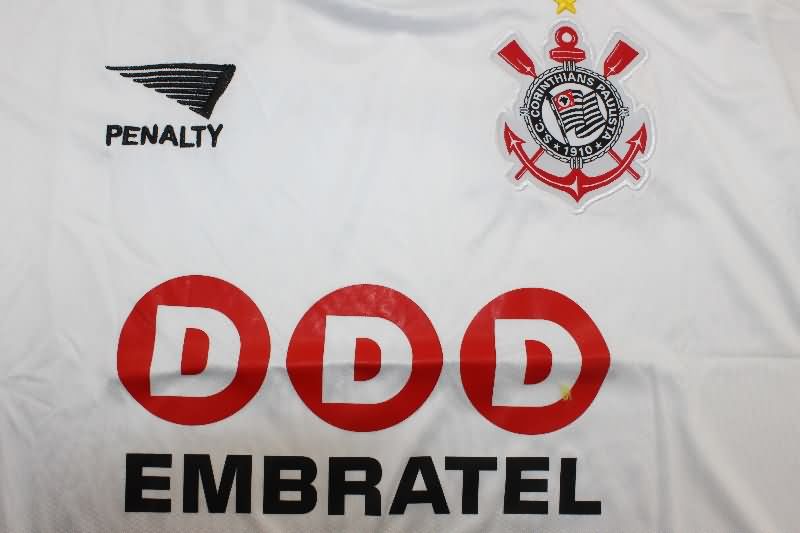 Thailand Quality(AAA) 1998 Corinthians Home Retro Soccer Jersey 02