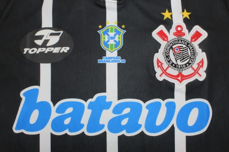 Thailand Quality(AAA) 1999 Corinthians Away Retro Soccer Jersey