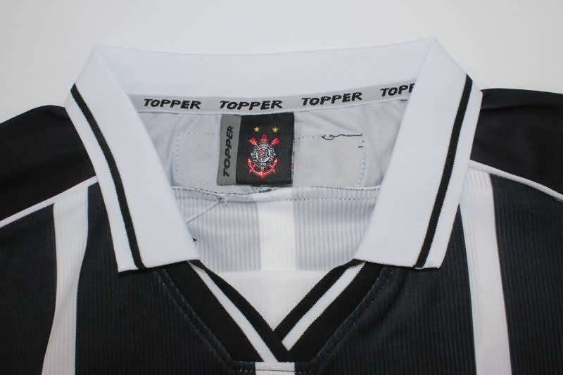 Thailand Quality(AAA) 1999 Corinthians Away Retro Soccer Jersey