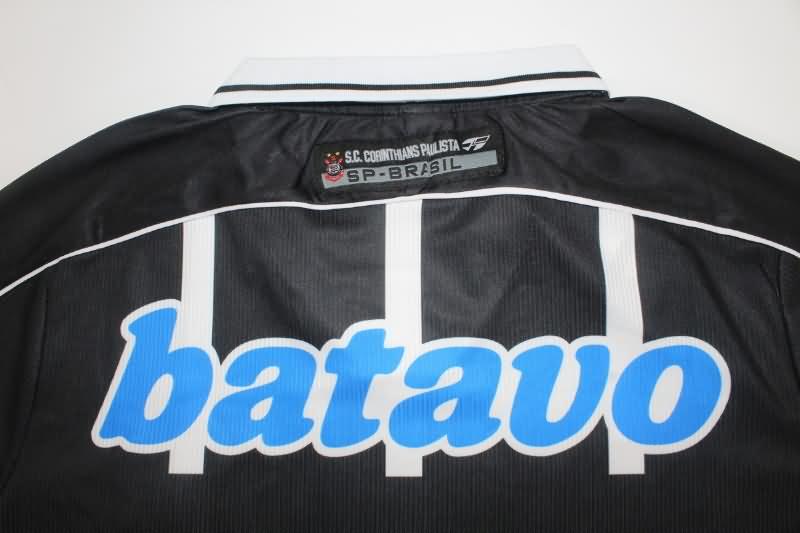 Thailand Quality(AAA) 1999 Corinthians Away Retro Soccer Jersey