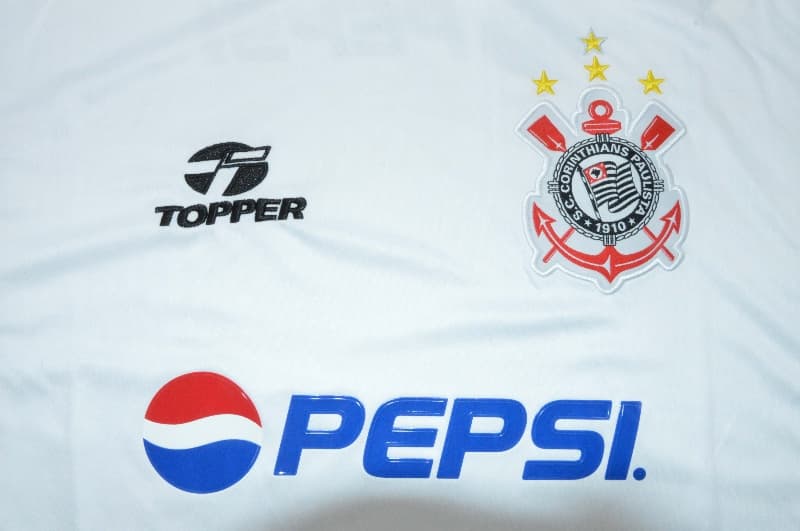 Thailand Quality(AAA) 2003 Corinthians Home Retro Soccer Jersey