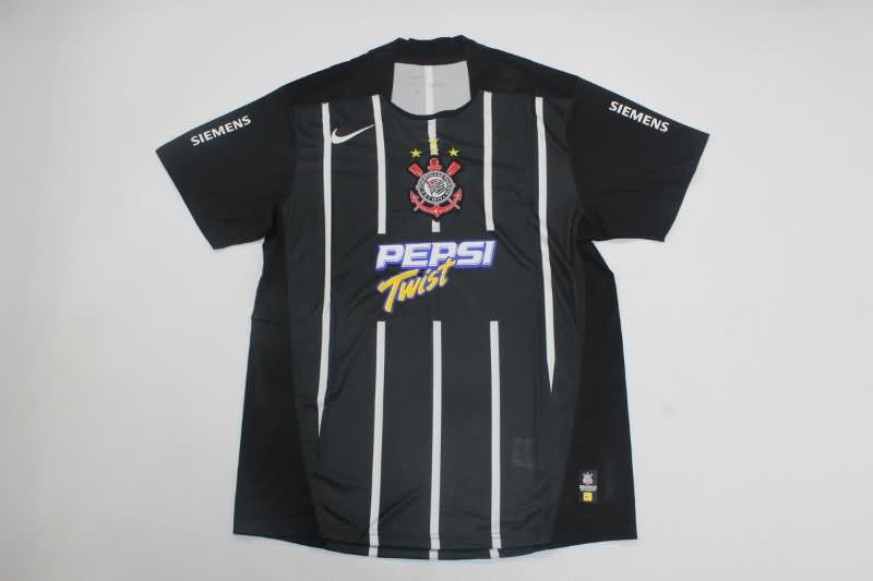 Thailand Quality(AAA) 2004 Corinthians Away Retro Soccer Jersey