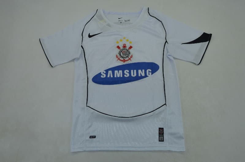 Thailand Quality(AAA) 2005 Corinthians Home Retro Soccer Jersey