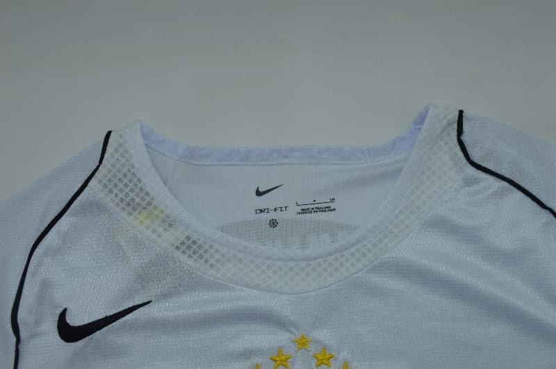 Thailand Quality(AAA) 2005 Corinthians Home Retro Soccer Jersey