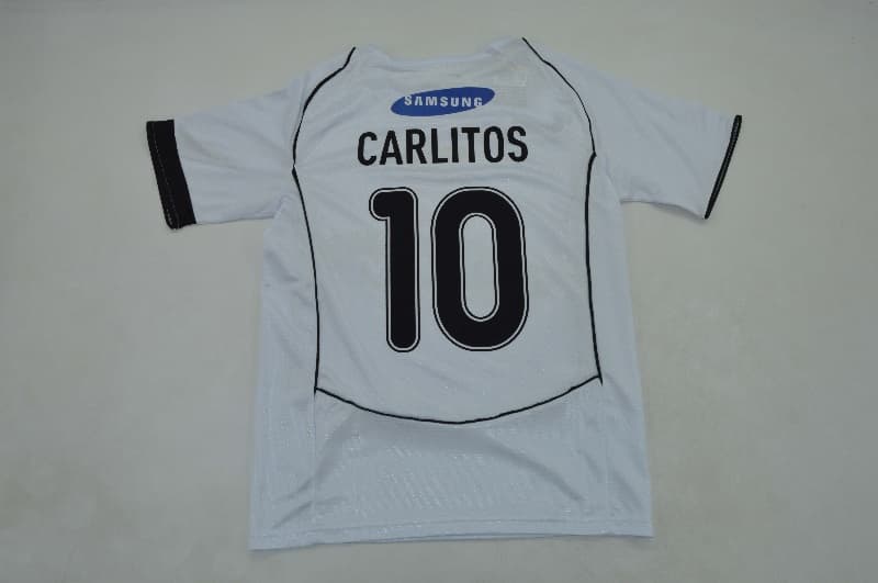 Thailand Quality(AAA) 2005 Corinthians Home Retro Soccer Jersey