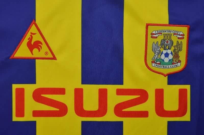 Thailand Quality(AAA) 1998/99 Coventry City Away Retro Soccer Jersey