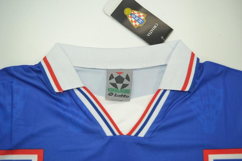 Thailand Quality(AAA) 1998 Croatia Away Retro Soccer Jersey