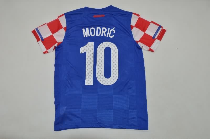Thailand Quality(AAA) 2010 Croatia Away Retro Soccer Jersey