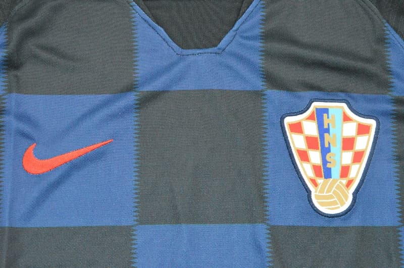 Thailand Quality(AAA) 2018 Croatia Away Retro Soccer Jersey