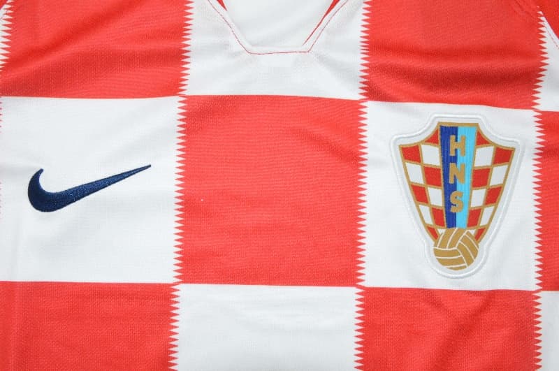 Thailand Quality(AAA) 2018 Croatia Home Retro Soccer Jersey
