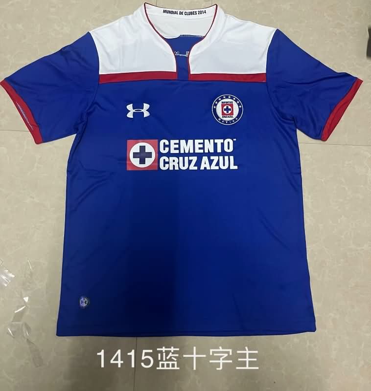 Thailand Quality(AAA) 2014/15 Cruz Azul Home Retro Soccer Jersey