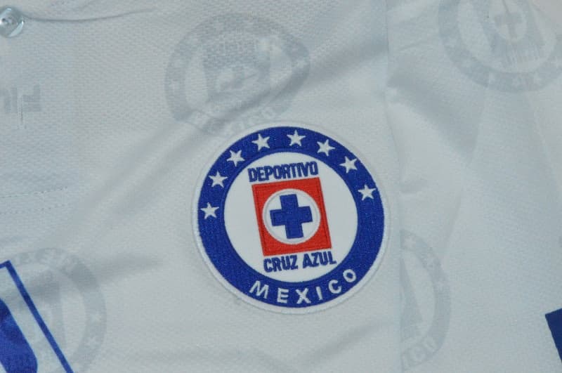 Thailand Quality(AAA) 1997/98 Cruz Azul Away Retro Long Sleeve Soccer Jersey