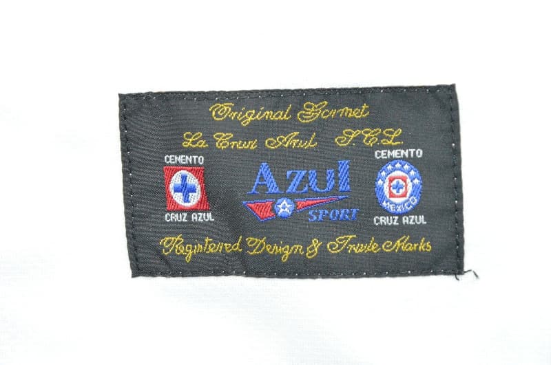 Thailand Quality(AAA) 1997/98 Cruz Azul Away Retro Long Sleeve Soccer Jersey