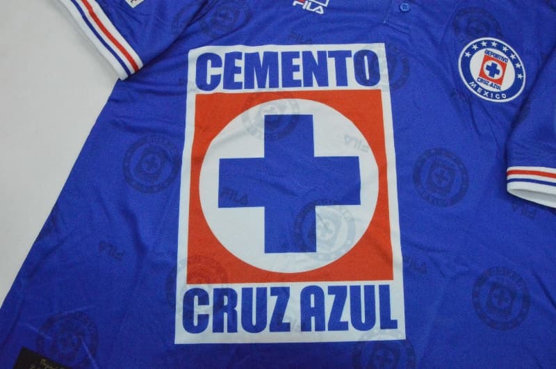 Thailand Quality(AAA) 1998/99 Cruz Azul Home Retro Soccer Jersey