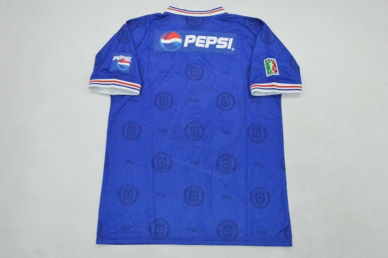 Thailand Quality(AAA) 1998/99 Cruz Azul Home Retro Soccer Jersey